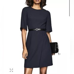 Reiss Myra Faux Wrap Dress - 100% Exclusive BNWTS Retails $345